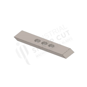 BKG® Compatible 3 Hole Pelletizer Blade - Size 1.811 x 0.866 x 0.157 In